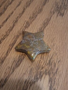 Polished Star Shaped Ocean Jasper Stone